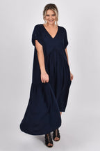 Peak Maxi Dress | Navy