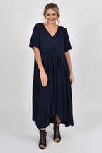 Peak Maxi Dress | Navy