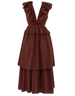 Load image into Gallery viewer, Fine Wine Midi Dress
